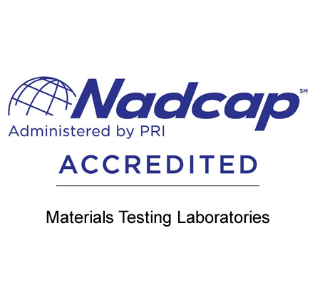 Nadcap acredited material testing